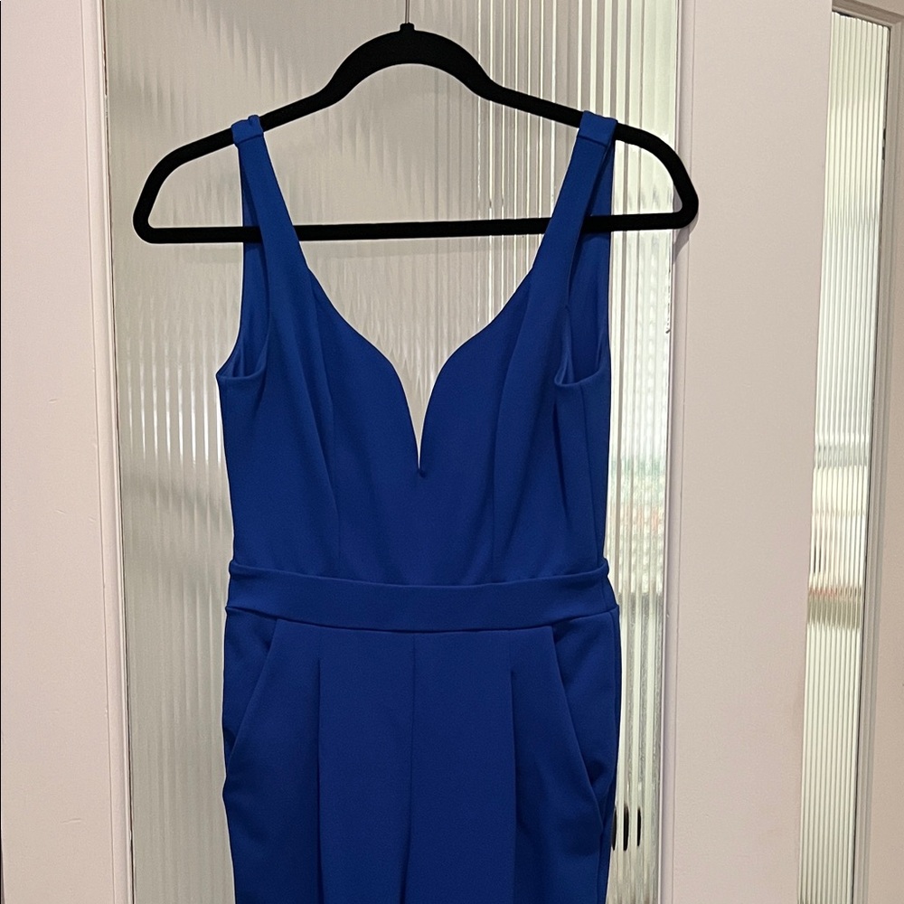Express Blue 💙 Sleeveless Jumpsuit ~ size 00